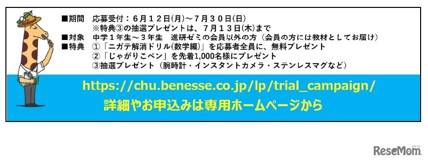 ニガテサクサク解消キャンペーン