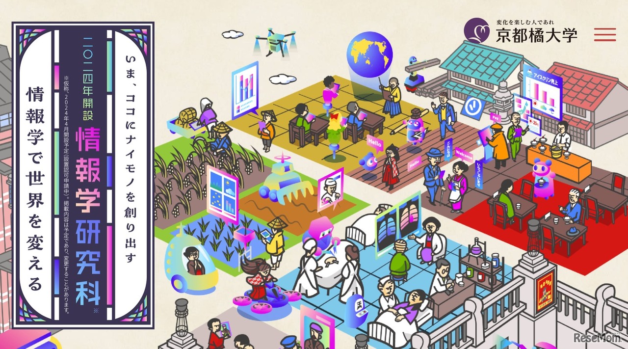 情報学研究科（仮称）2024年4月新設予定