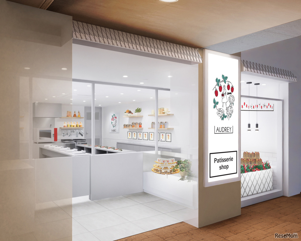 「パティスリーショップ」パビリオンイメージ　(c) KCJ GROUP