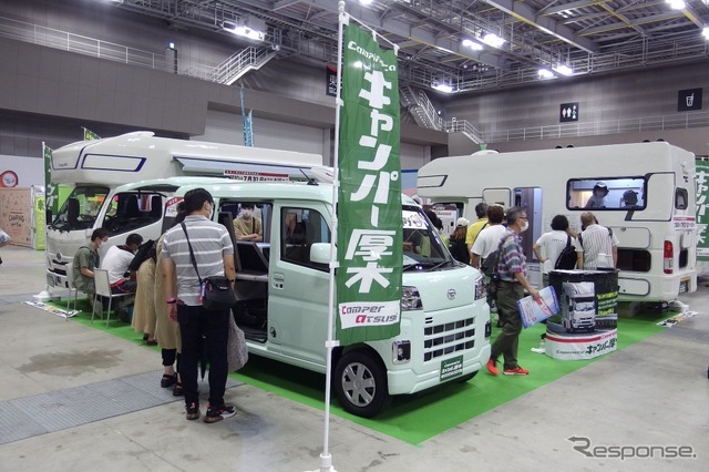 キャンパー厚木：ダイハツ・ハイゼットカーゴ・ベース（東京キャンピングカーショー2022）