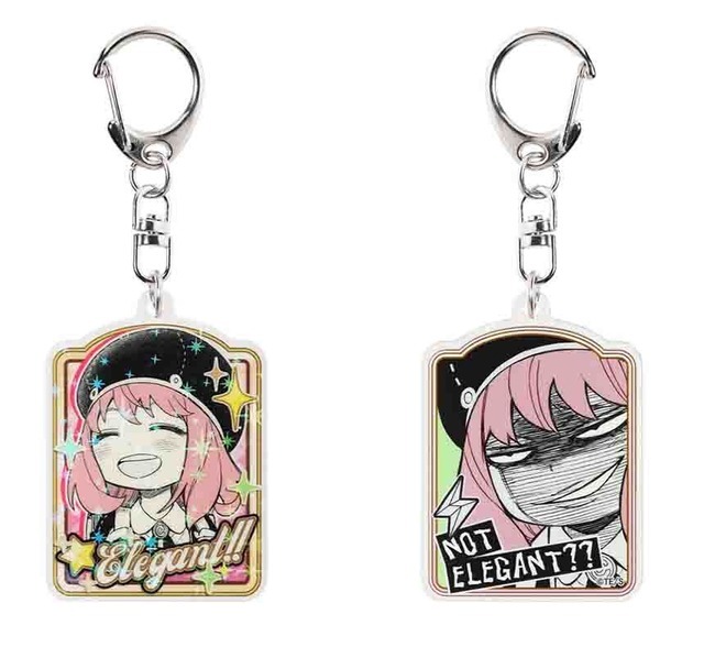 「SPY×FAMILY展」エレガント！！ｏｒノットエレガントアクリルキーホルダーコレクション（全8種／ランダム1種入り）各880円（税込）（C）遠藤達哉／集英社