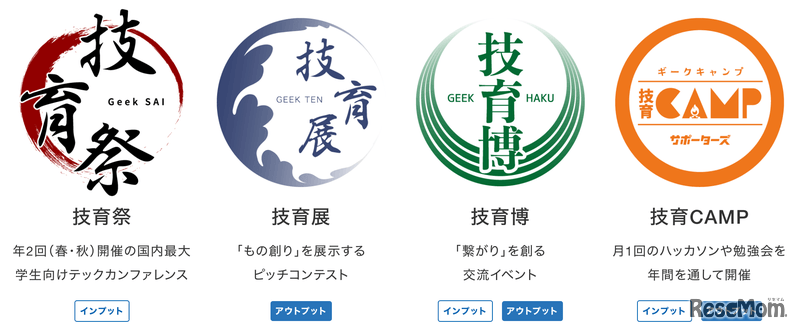 年間を通して開催されるおもなイベント