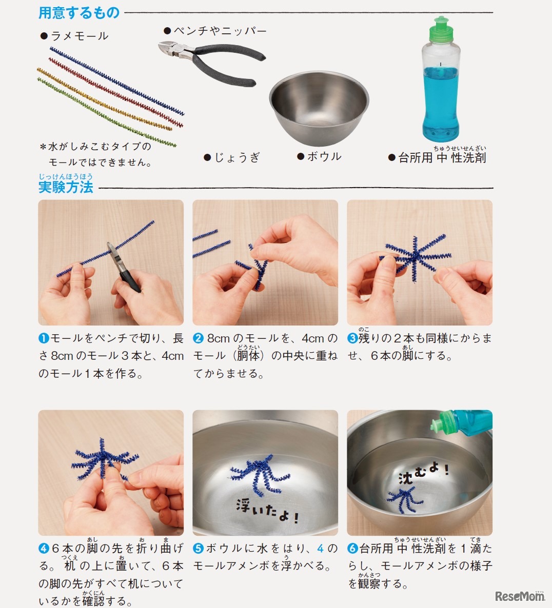 「続 本当はおもしろい中学入試の理科」（大和書房）／針金のアメンボが 沈まない理由