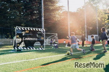 キックターゲットにチャレンジ