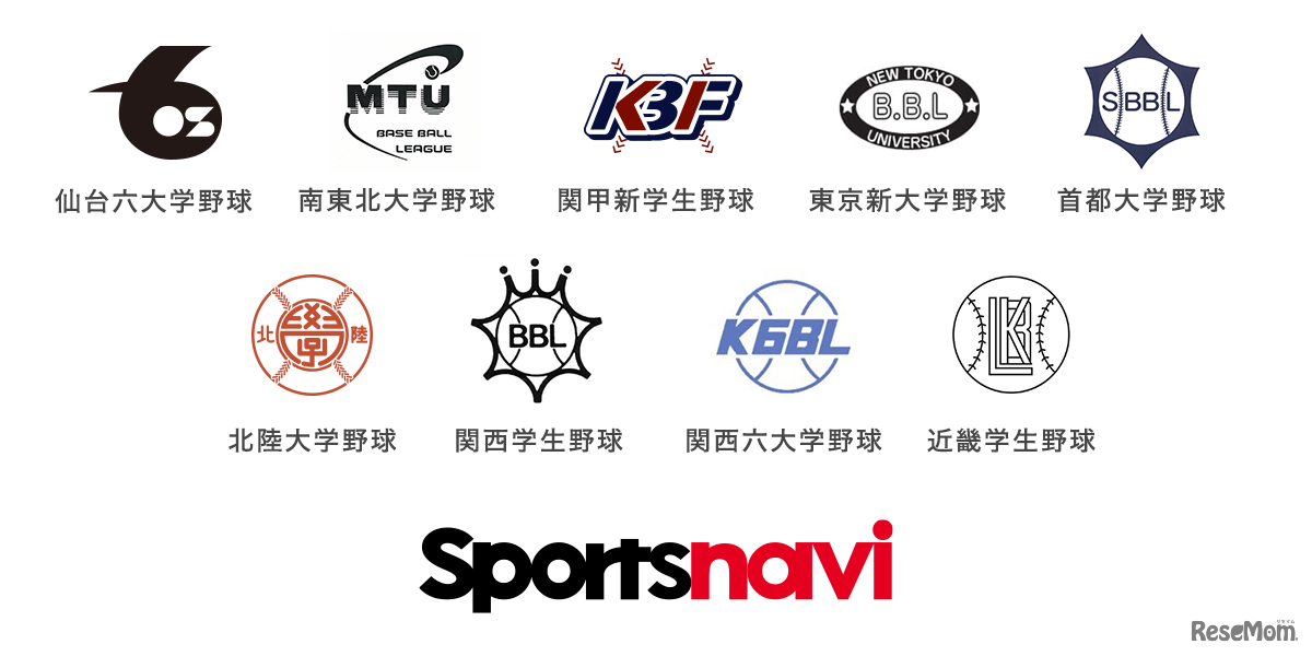 大学野球 秋季リーグ戦の9リーグを無料ライブ配信