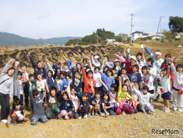 小学生たちのボランティア活動