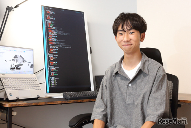 高校生プログラマー平松夏々翔さんのアイケアモニター活用術…グランプリ受賞までの軌跡