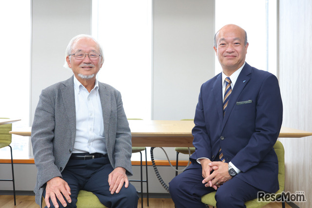 東大とハーバード大で教授を歴任後、開成学園校長を9年間務めた柳沢幸雄氏と、浜学園学園長の松本茂氏