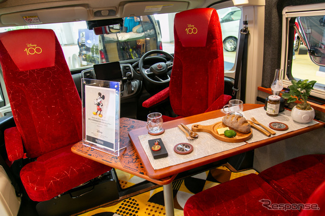 ディズニーの仲間たちと旅へ出よう！ 限定5台の超プレミアムキャンピングカーが登場……ジャパンモビリティショー2023