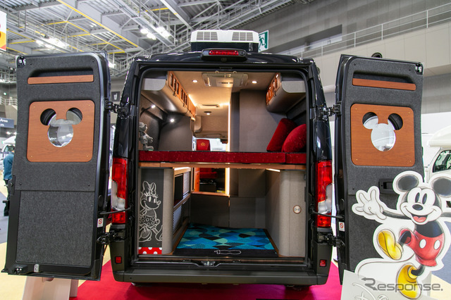 ディズニーの仲間たちと旅へ出よう！ 限定5台の超プレミアムキャンピングカーが登場……ジャパンモビリティショー2023