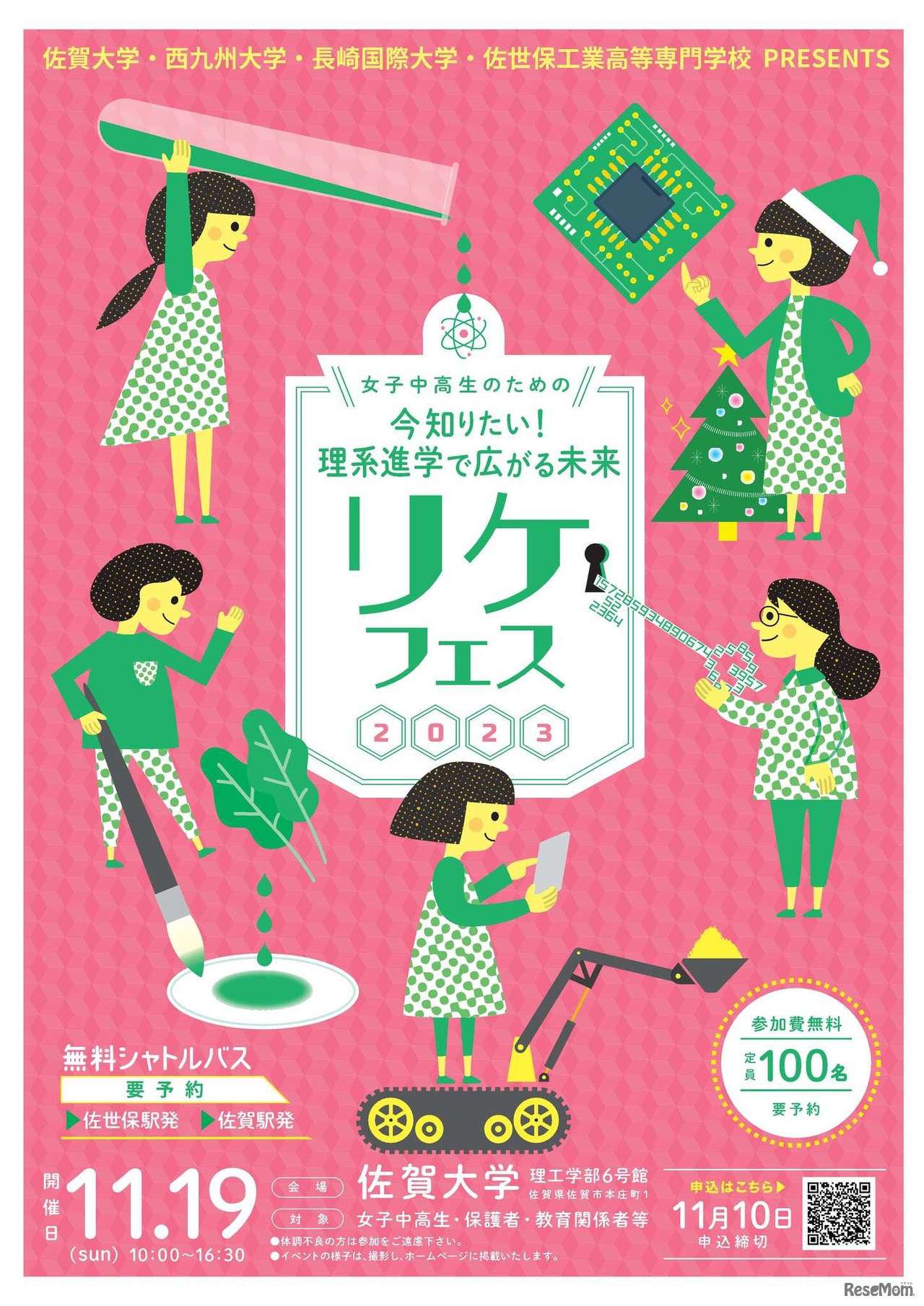 女子中高生のための今知りたい！理系進学で広がる未来 リケフェス2023