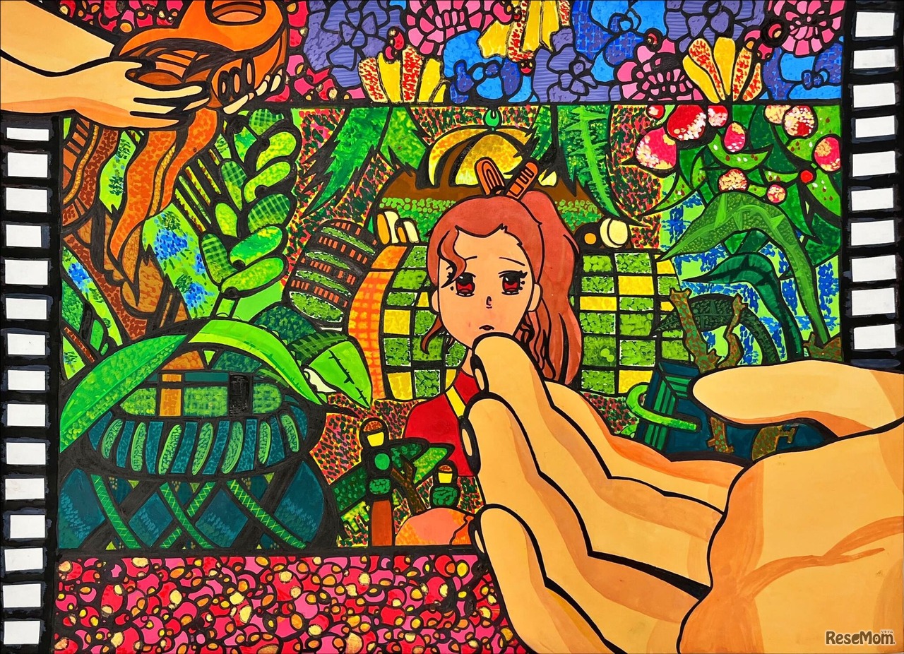 2022年度 最優秀賞受賞作品：【小学生高学年の部】篠原愛莉さん「借りぐらしのアリエッティ「