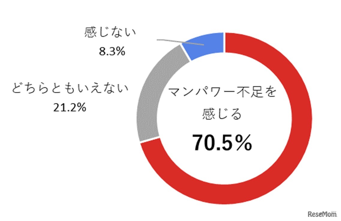 新卒採用担当部門のマンパワー不足について