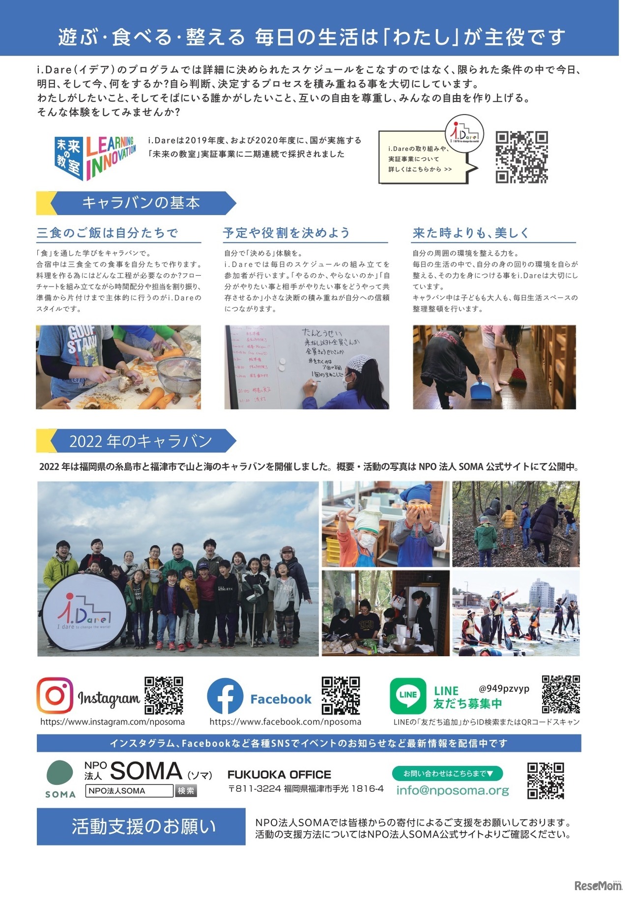 2023年i.Dare自然環境再生キャンプ