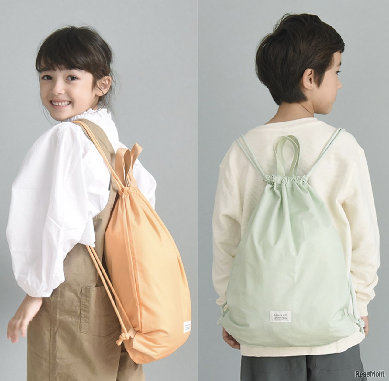 ナップサックにもなる巾着ポーチ