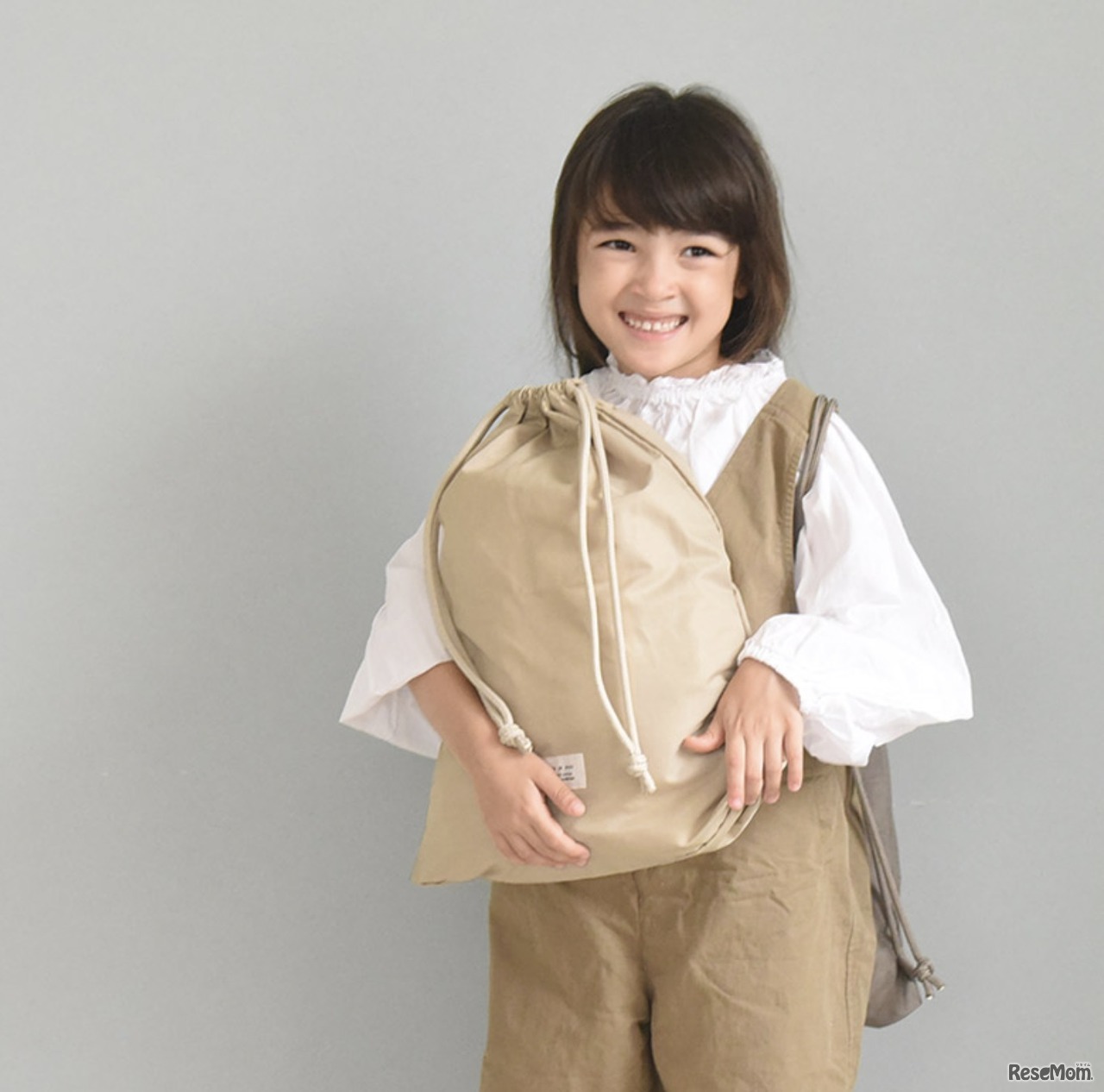 たっぷり入る巾着