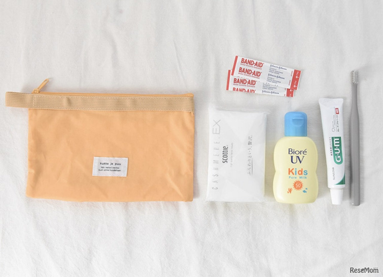 小物がまとまるミニポーチ