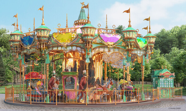 「ジブリパーク」魔女の谷 エリア メリーゴーランド（C）Studio Ghibli