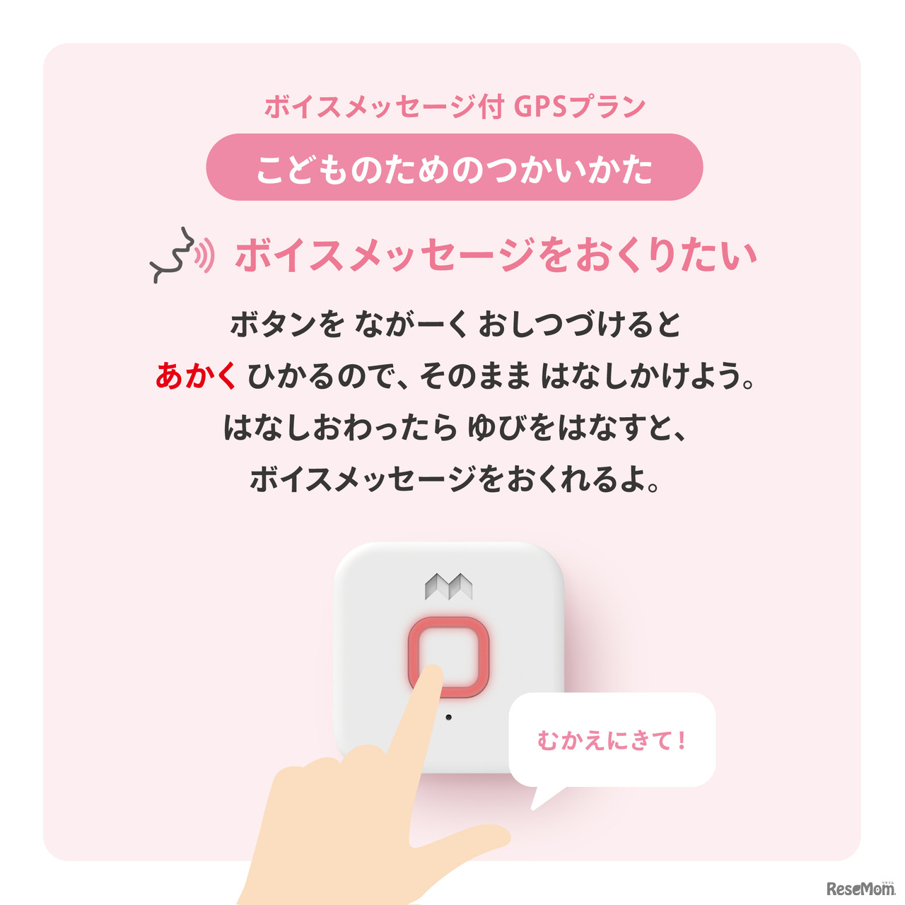 ボイスメッセージの送り方