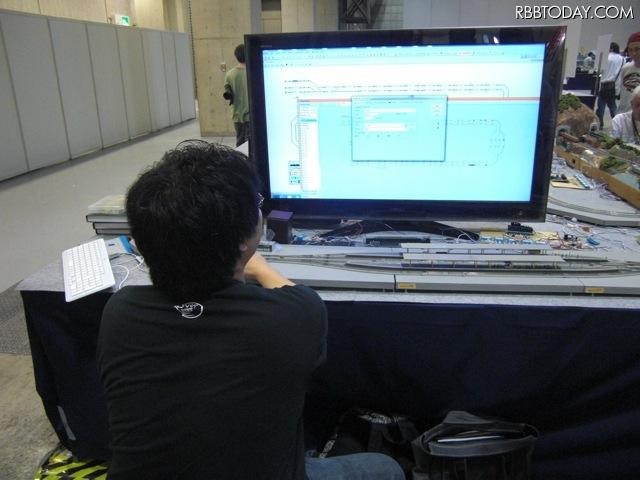 第13回国際鉄道模型コンベンション。PCで自動運転。