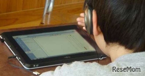 デジタル教材を使った授業の様子3