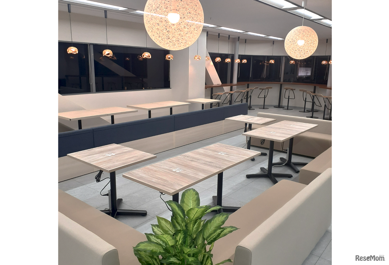 駿台梅田校の校舎内にあるリラクスペース