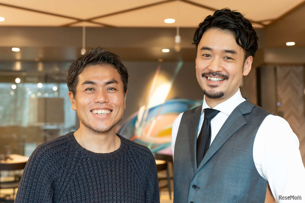 （右）講師 出野康太氏、（左）NEW代表 岩崎達矢氏