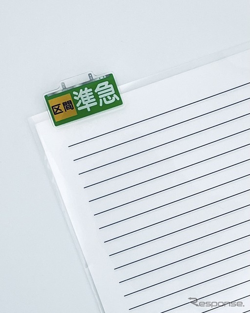 種別板アクリルクリップの使用イメージ