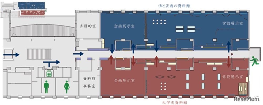 資料館館内マップ