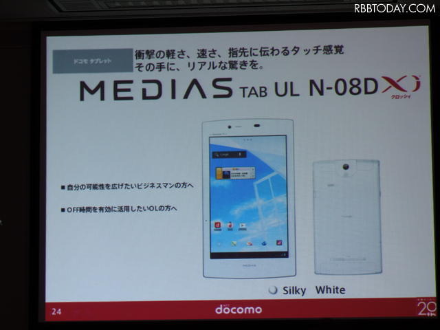 「MEDIAS TAB UL N-08D」