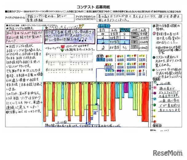 第6回「樫尾俊雄 発明アイディア コンテスト」樫尾俊雄賞作品【高学年の部】