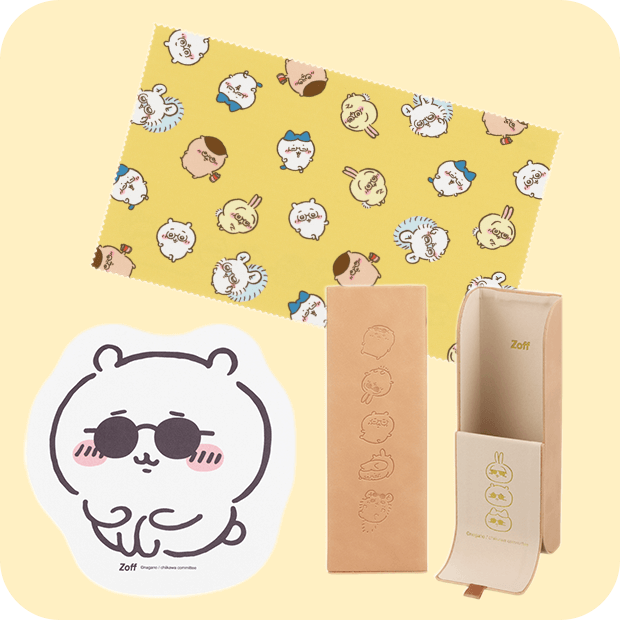「ちいかわ」×「Zoff」コラボが、5月31日スタート！サングラスもバッチリ似合ってる