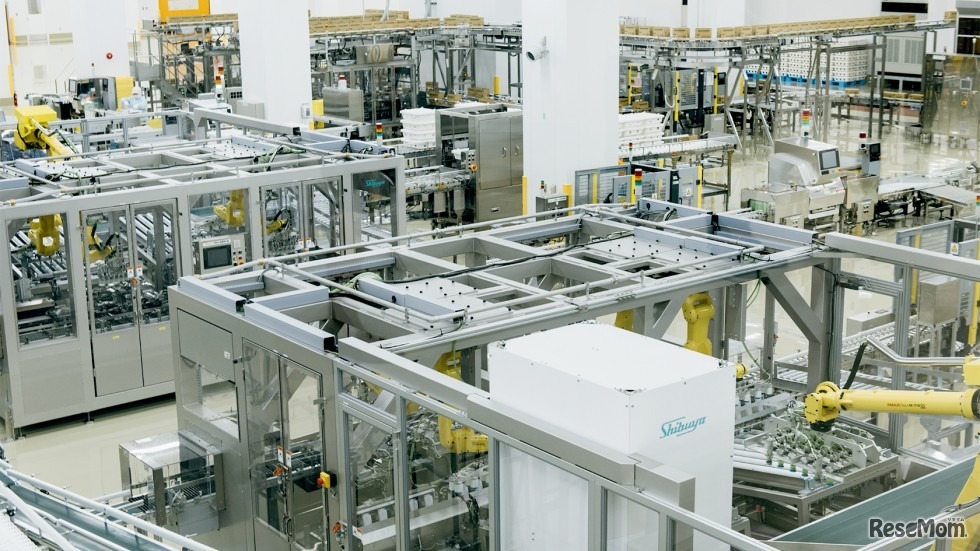 グリコピア CHIBA：セブンティーン＆パピコ製造ライン