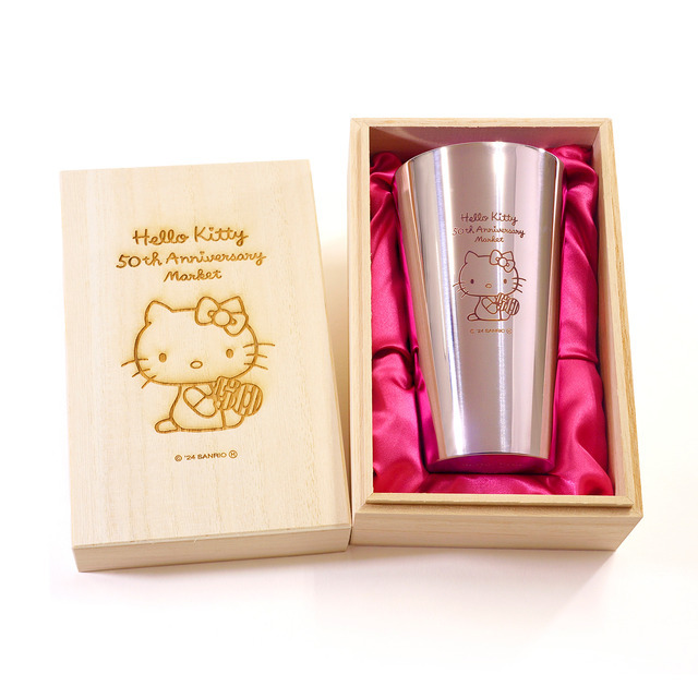 『ハローキティ』「Hello Kitty 50th Anniversary Market」燕三条ステンレスタンブラー（11,000円）