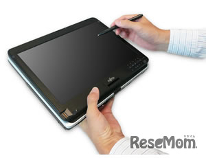 実証研究で使用しているタブレットPC FMV-T8190