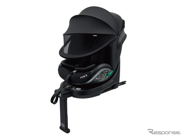 トムス、長期間の使用が可能な新生児対応の回転型チャイルドシート「TOM’Sターンロング」発売