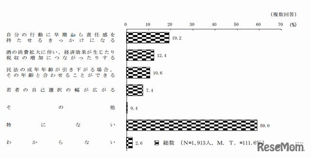 飲酒の年齢制限引下げメリット