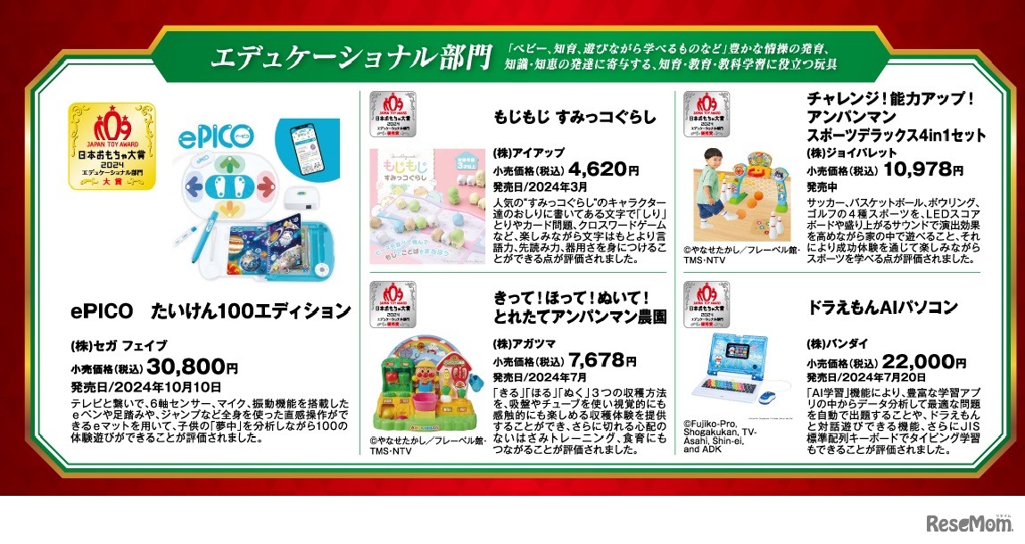 エデュケーショナル部門