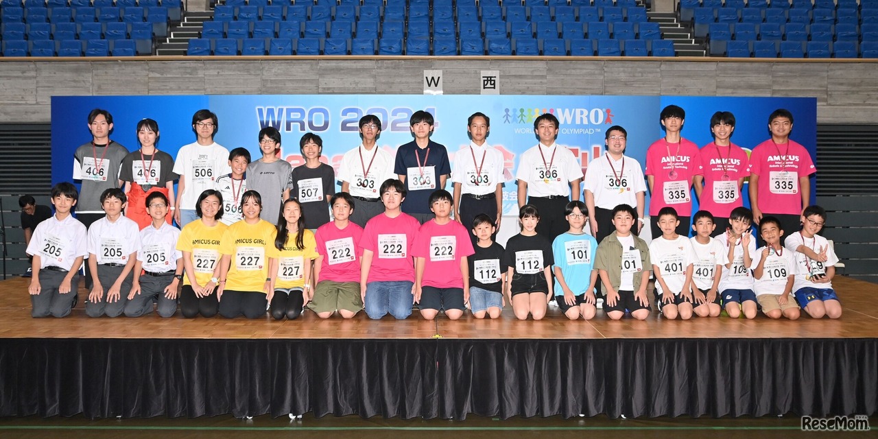 WRO 2024 トルコ国際大会出場チームに選抜された子供たち