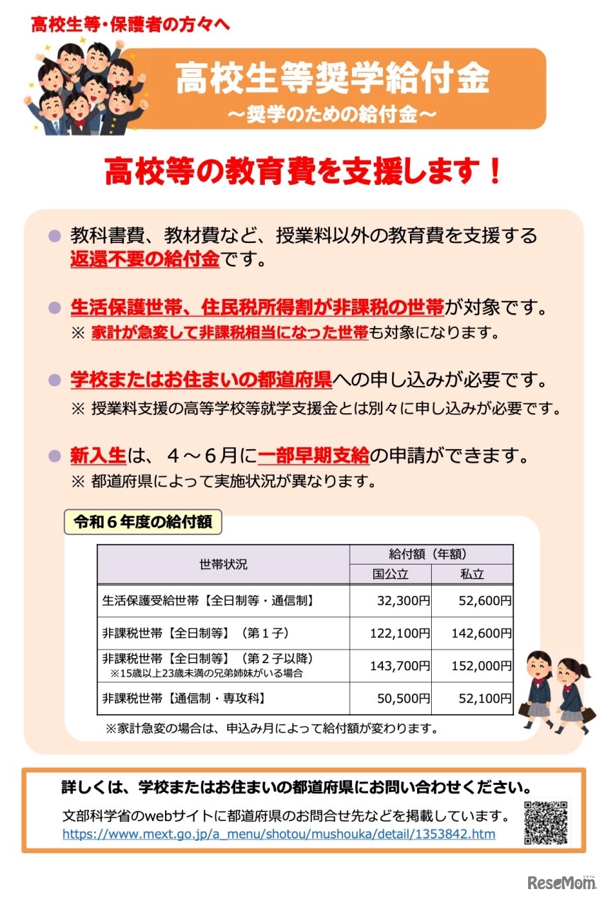 高校生等奨学給付金