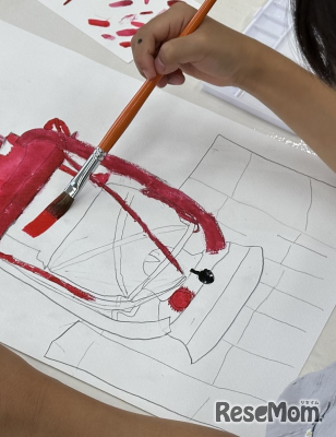 デッサンと着彩のイメージ