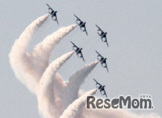 飛行展示も行われる