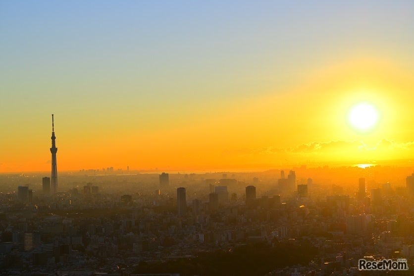 初日の出のようす（2021年）