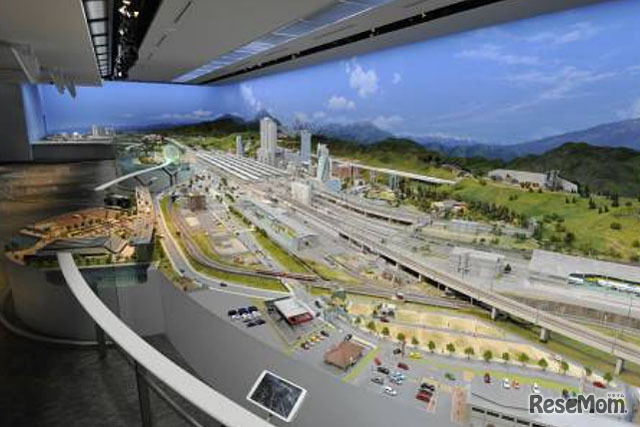 鉄道ジオラマ（イメージ）