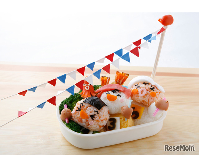 【宮澤真理のキャラ弁】運動会、ゴールの瞬間の笑顔