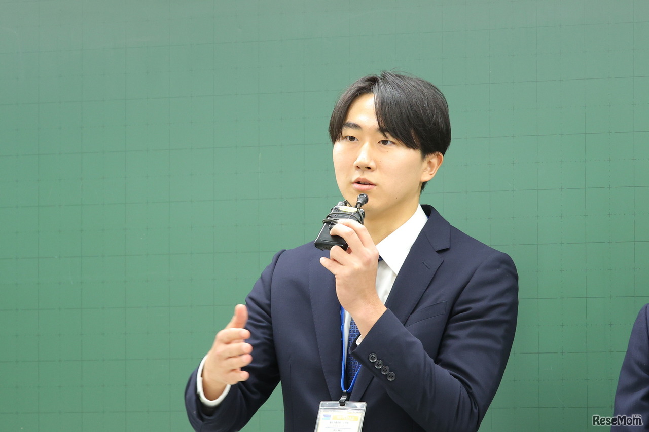 東京大学理科一類1年生　藤野貴大さん