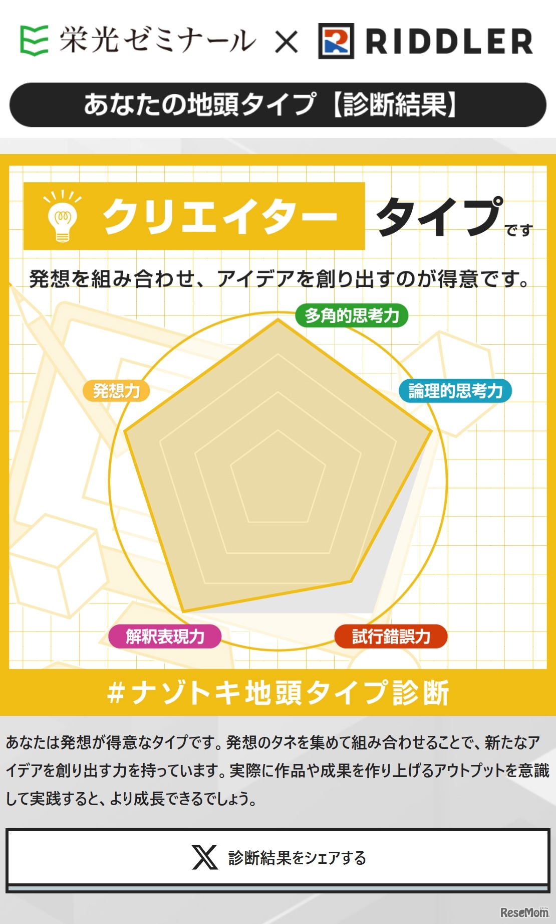 診断結果サンプル