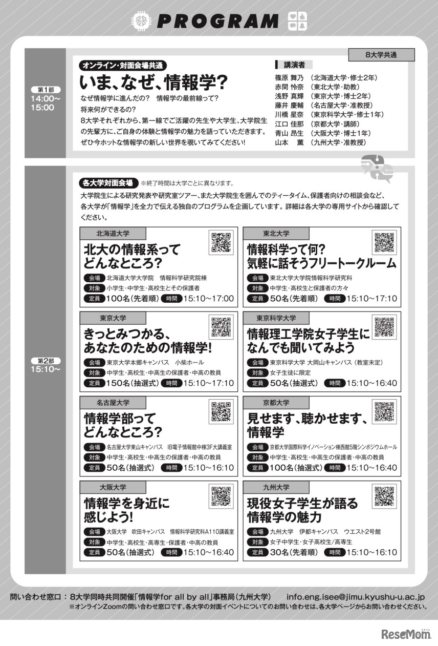 開催プログラム