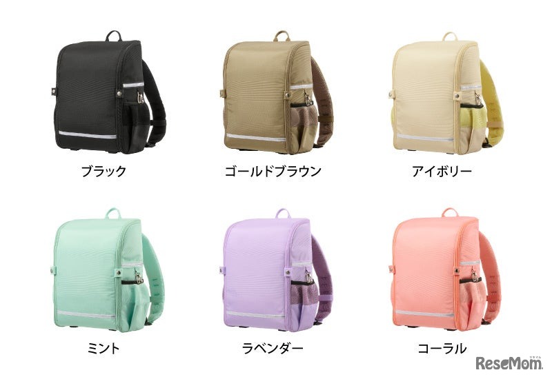 ベーシックカラーと人気のミルキーカラーの全6色展開