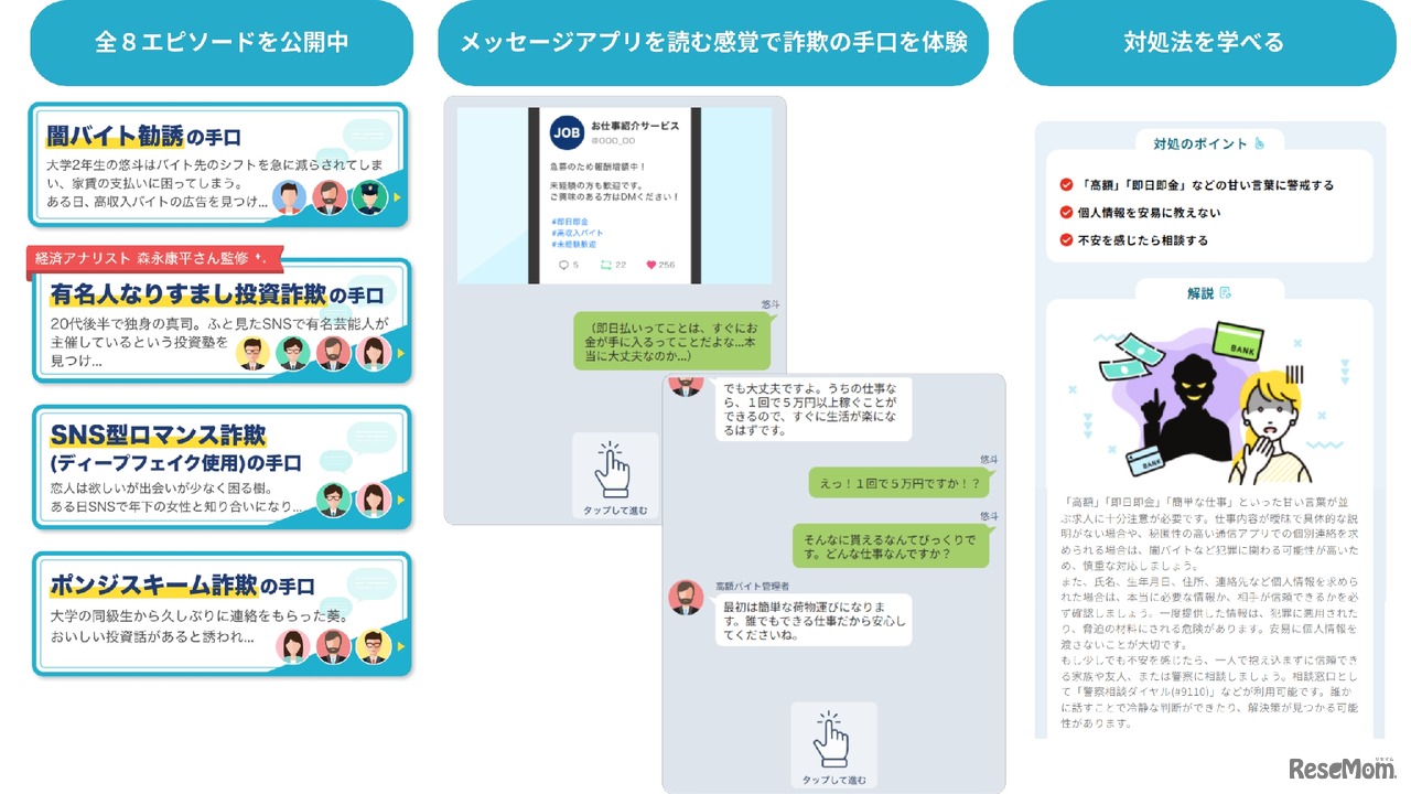 投資詐欺体験チャット